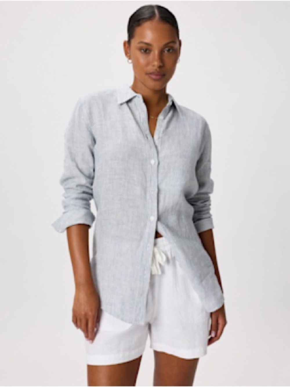 Quince 100% European Linen Long Sleeve Shirt and Pant Set